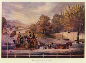 The Mail Coach in a Flood